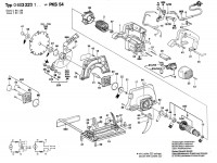 Bosch 0 603 223 142 PKS 54 Circular hand saw 240 V / GB Spare Parts PKS54